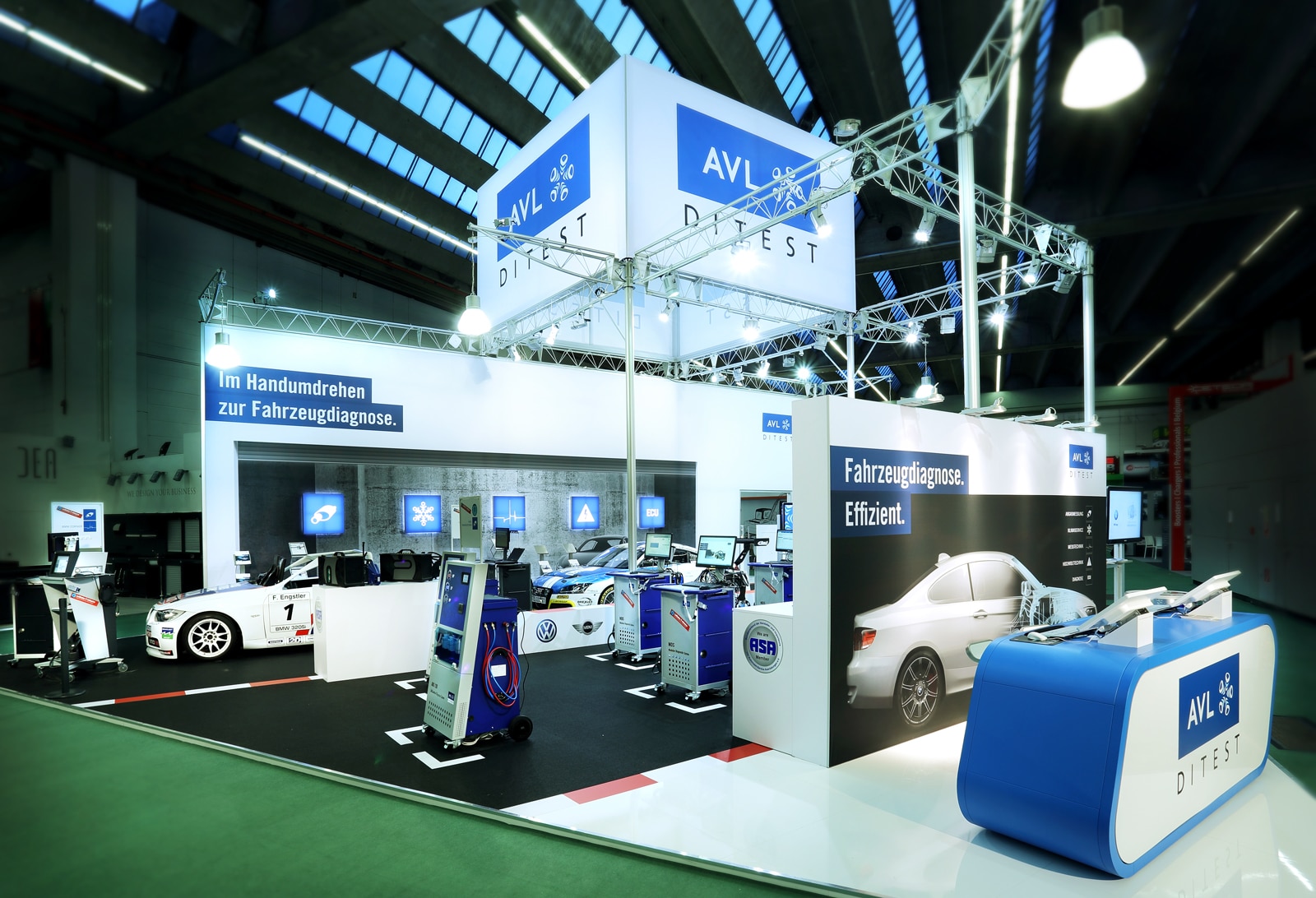 In Pole-Position: AVL DiTEST Messestand