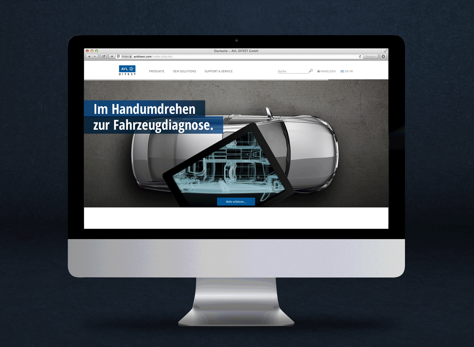 Neue Webseite für AVL DiTest, Kufferath Werbeagentur, img.1