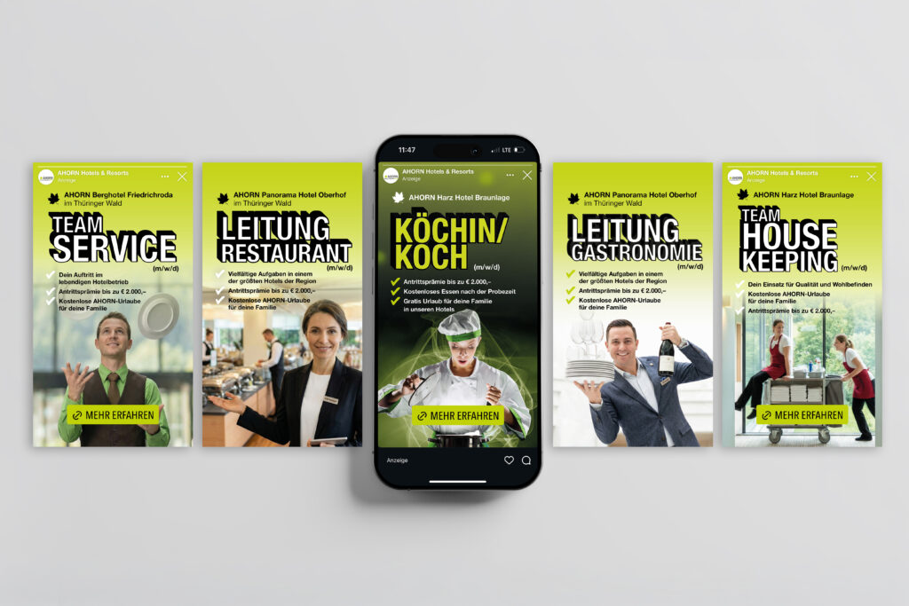 Ahorn Hotels Recruiting Social Media